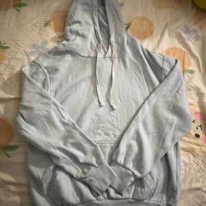 Light baby blue hoodie